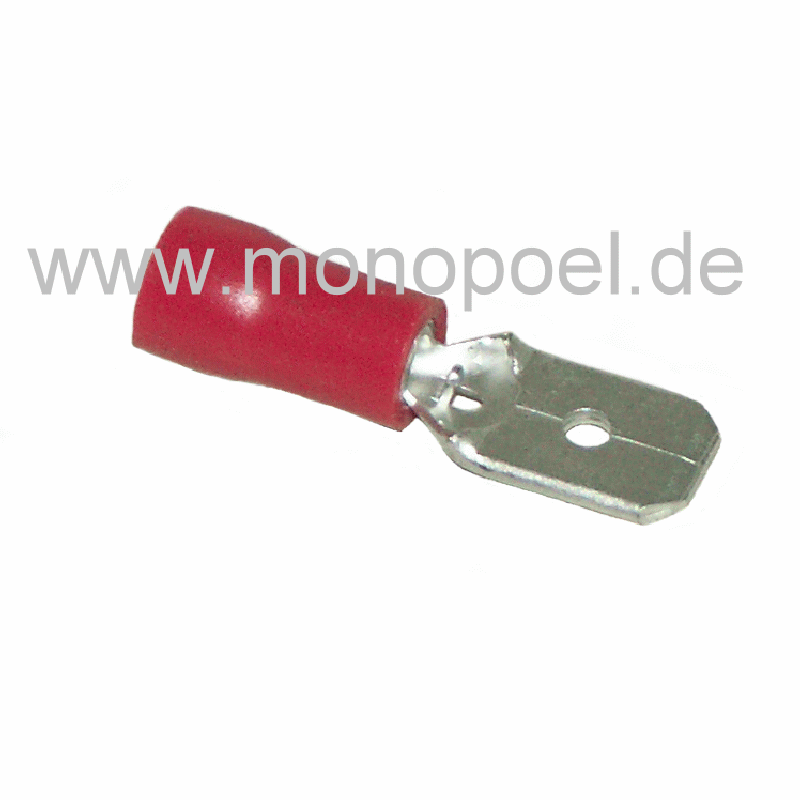 languette de raccordement pour clips, 6.3 x 0.8 mm, 1.5 qmm