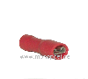 Flachsteckhülse, 4.8 x 0.5 mm, rot Flachsteckhülse, 4.8 x 0.5 mm, rot