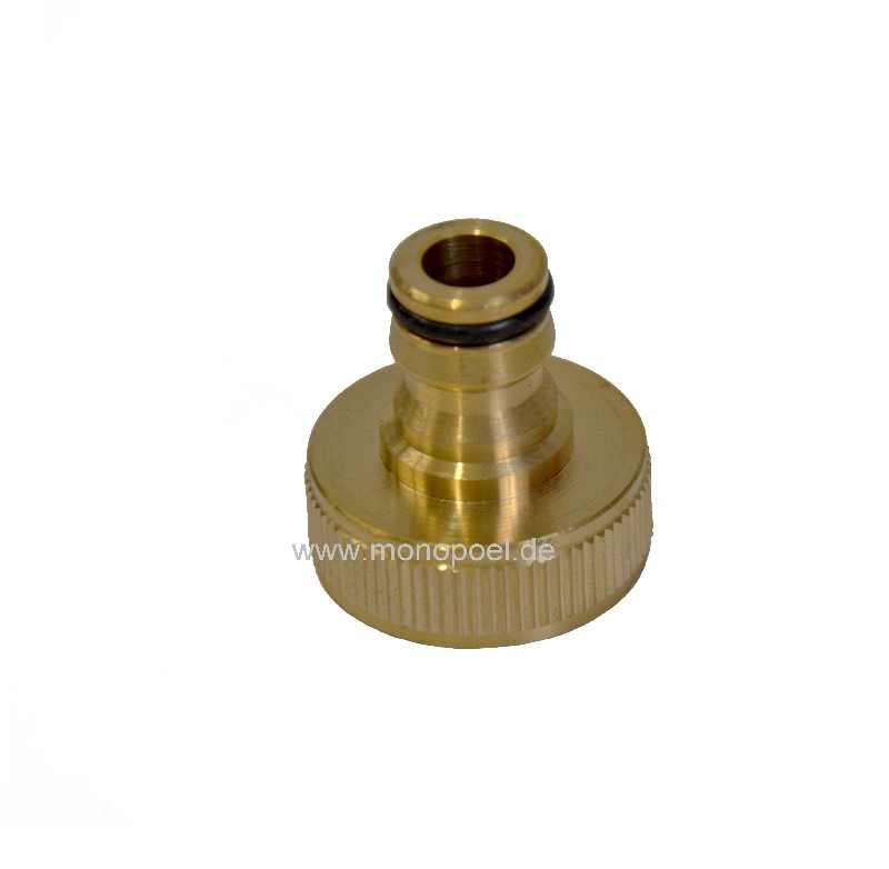 Gardena connector, 1 inch, brass