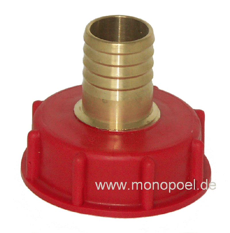 hose connector for IBC (S60*1 inch), multi-part