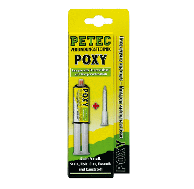Poxy, 2 base components adhesive, 24 ml double syringe