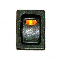 Schalter, 12V, mit LED gelb
