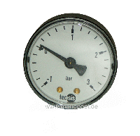 Sog-Druck-Anzeige inkl. Anschluss, d=50 mm