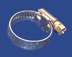 hose clamps, range 8-12 mm