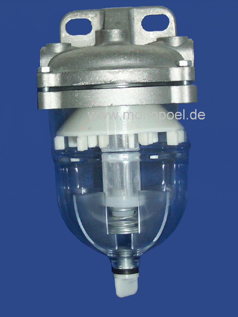 pré-filter, 2 x M14x1.5, avec séparateur d'eau