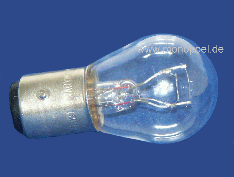Monopoel GmbH - Glühlampe, 12V, 5W, Glassockel