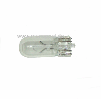 bulb, 12V, 5W, glass socket