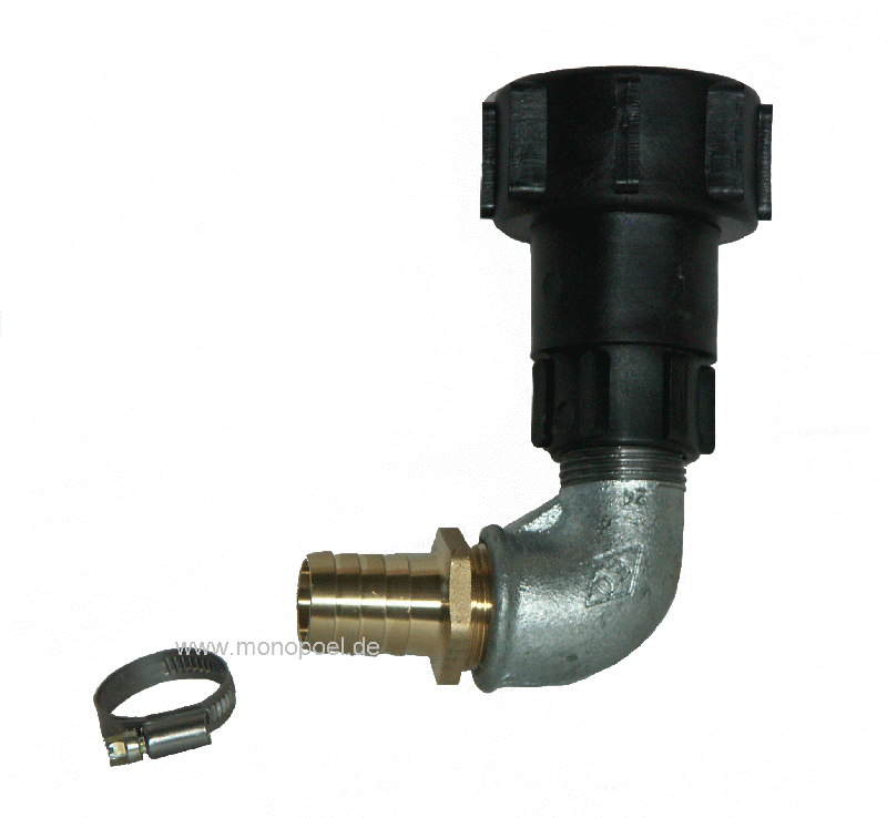 IBC-connector end fitting