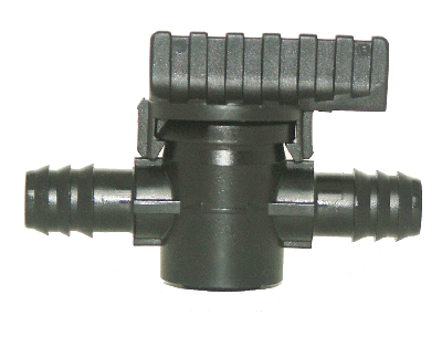 ball valve, plastics, for 15 mm ID