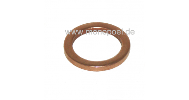 CU-Dichtring für offene Düsenhalter, 21.2x15.6x2.2