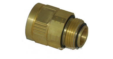 swivel coupling, brass, 1 inch female/male