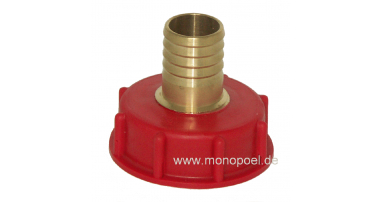 hose connector for IBC (S60*1 inch), multi-part