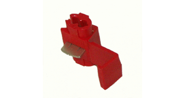 Kabelabzweigklemme, rot, bis 1.25 mm2