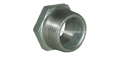 réduction, fonte malléable, 1 1/4 pouce male sur 1 pouce femell