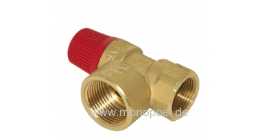pressure relief valve, 3 bar, 3/4 inch