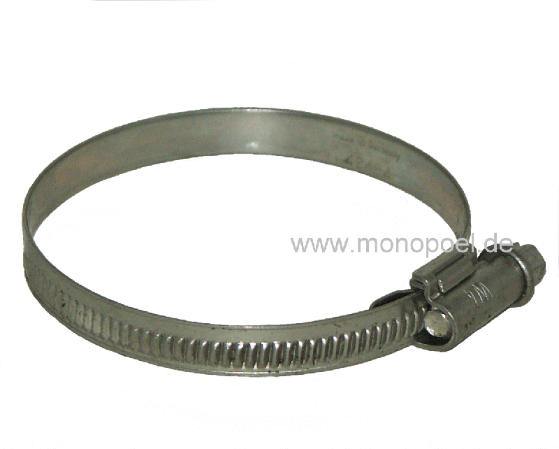 hose clamps, range 50-70 mm
