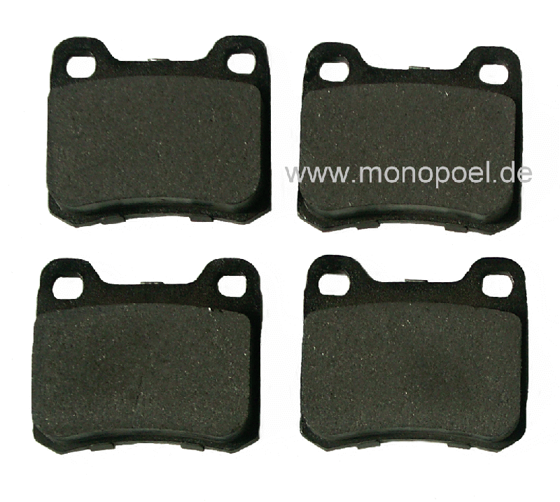 Monopoel GmbH - W124-Bremsbeläge, hinten, 1 Satz