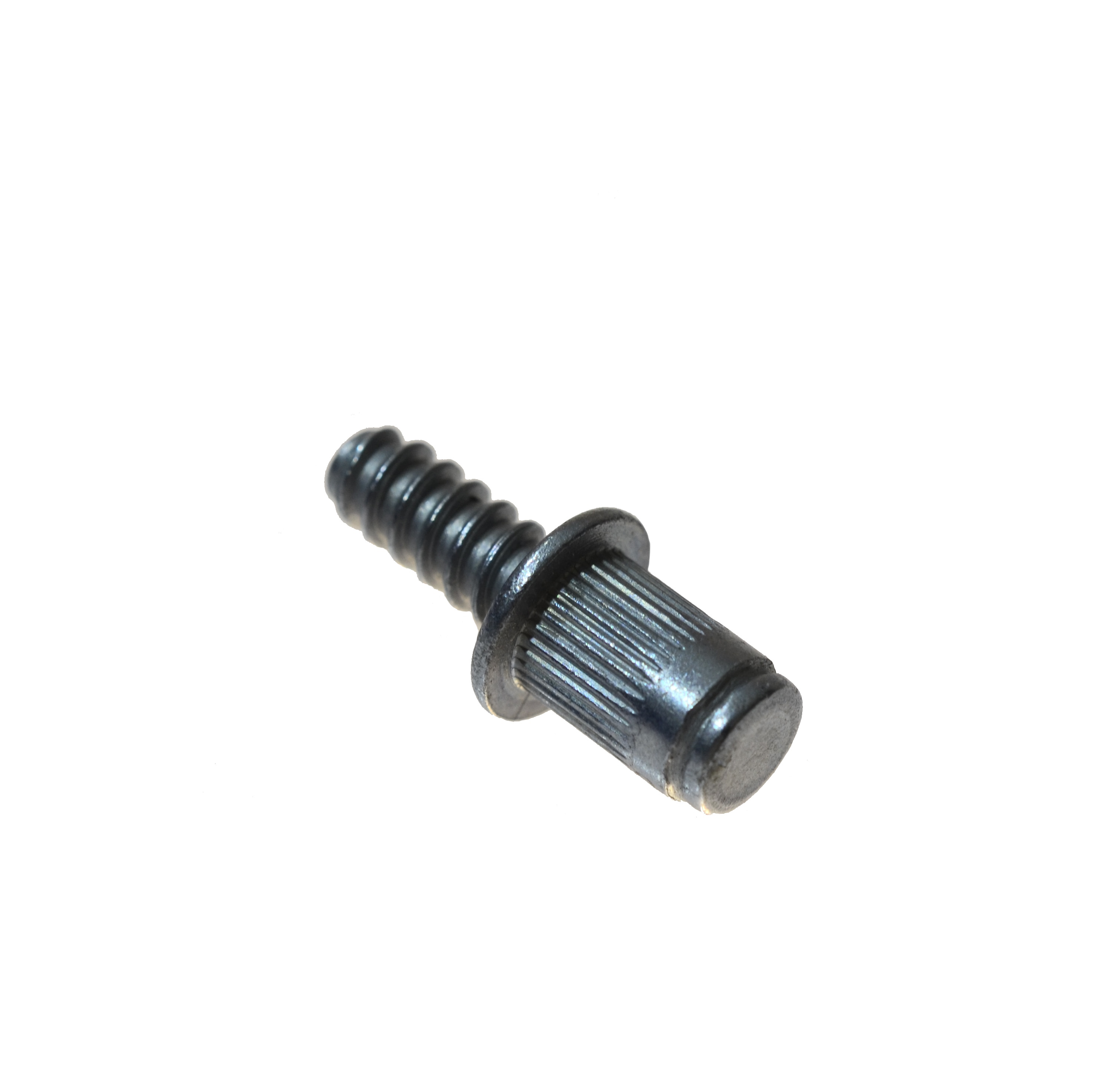 Coarse threaded rivet bolt f. wheel hosing and pipe holders